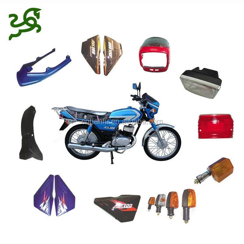 AX100 Motorcycle Spare Parts Complete Body Plastic Parts