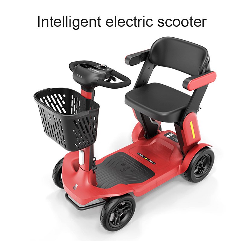 Electric 4 Wheel Disabled Handicap Folding Mobility Scooter Foldable Electric Mobility Scooters