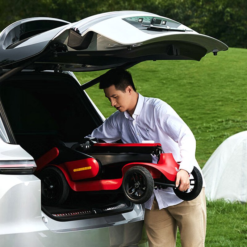 Electric 4 Wheel Disabled Handicap Folding Mobility Scooter Foldable Electric Mobility Scooters