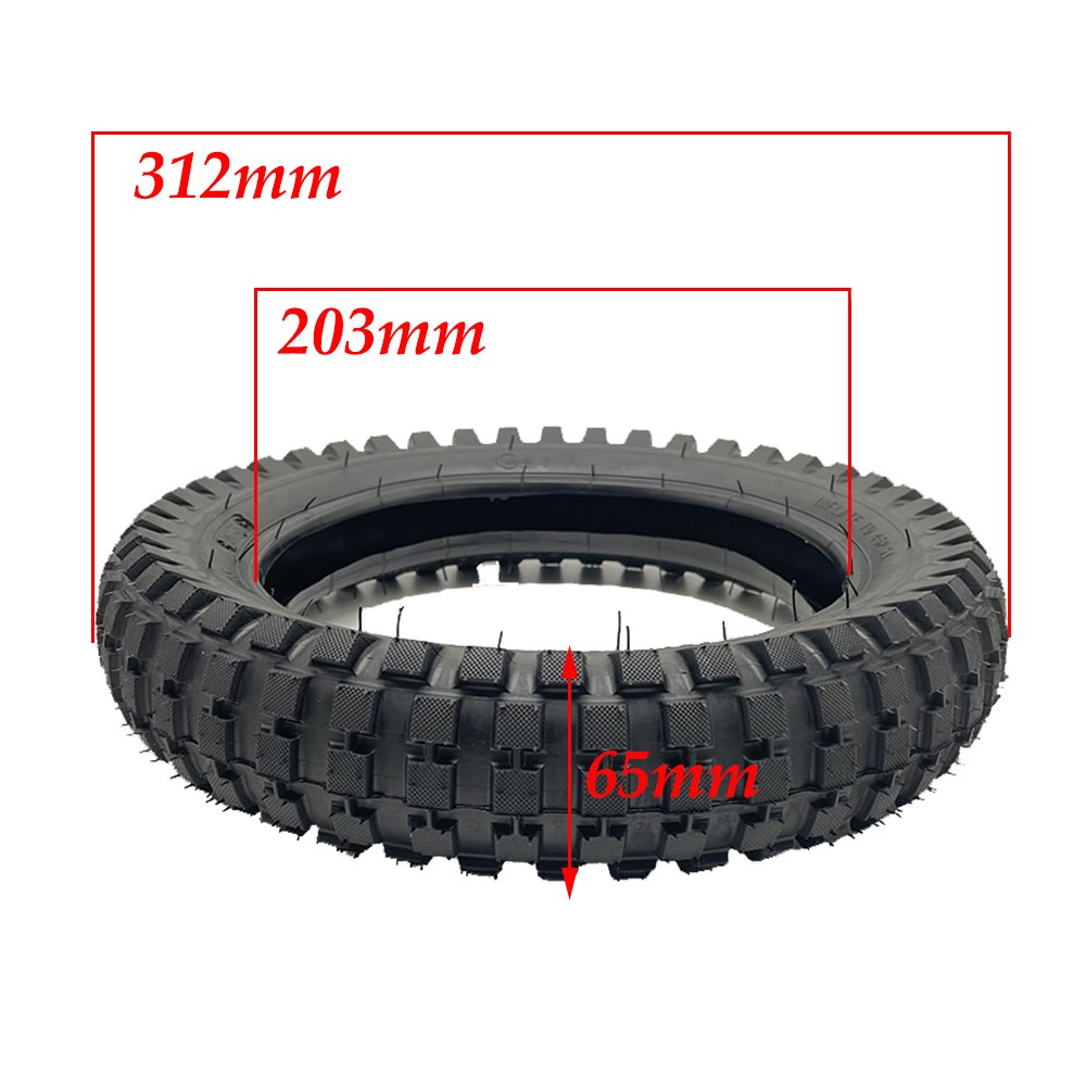 12 1/2x2.75 Off-Road Inner and Outer Tyre 12 Inch Pneumatic Tyre for Folding E-Bike Mini Motorcycle Electric Scooter Parts