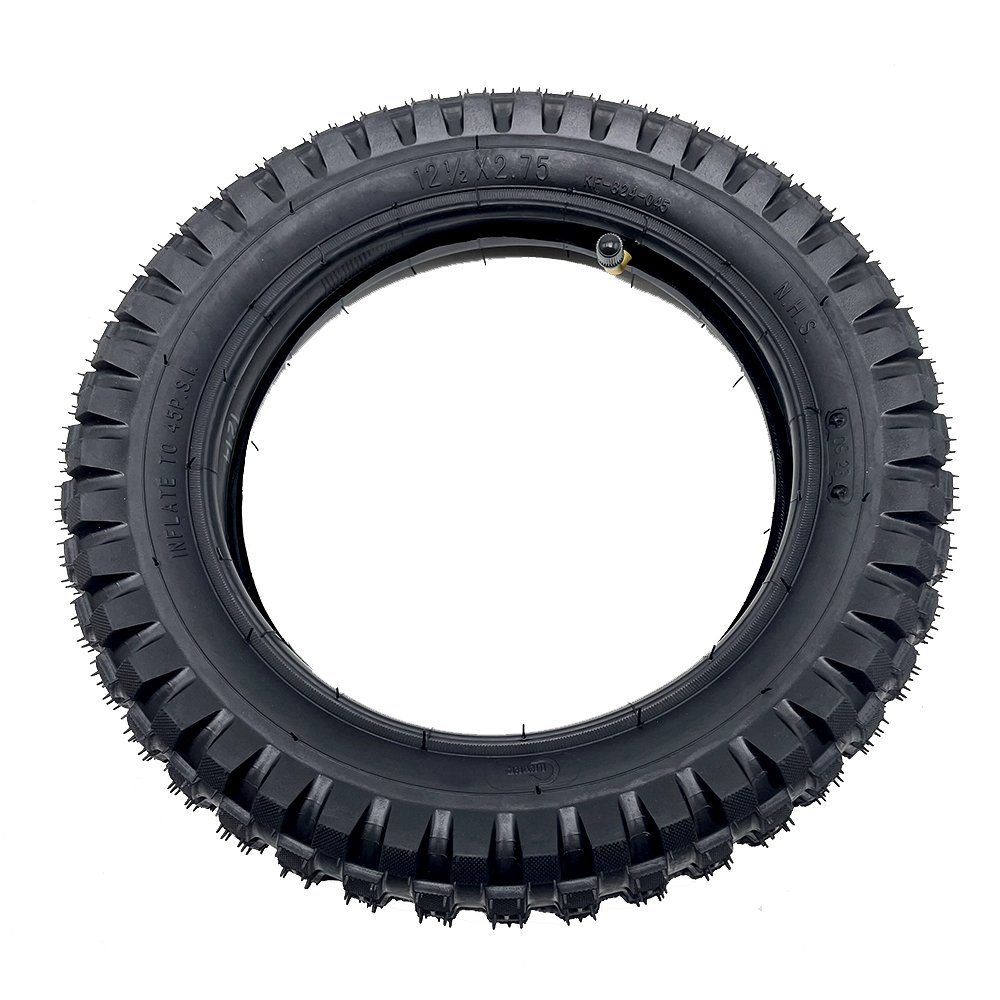 12 1/2x2.75 Off-Road Inner and Outer Tyre 12 Inch Pneumatic Tyre for Folding E-Bike Mini Motorcycle Electric Scooter Parts