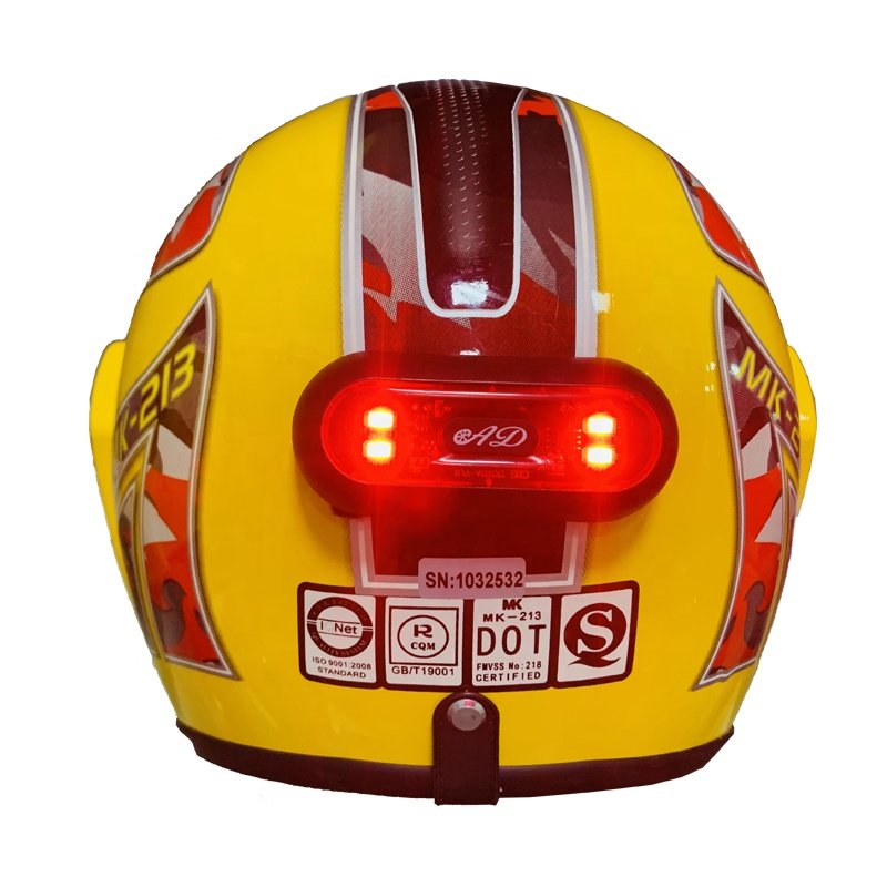 USB Charge Safety Electric scooter Led Helmet Lights Motorcycle Accessories Motorcycle Helmet Light