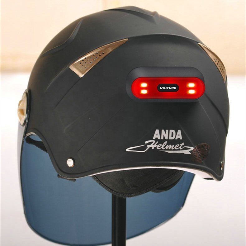 USB Charge Safety Electric scooter Led Helmet Lights Motorcycle Accessories Motorcycle Helmet Light