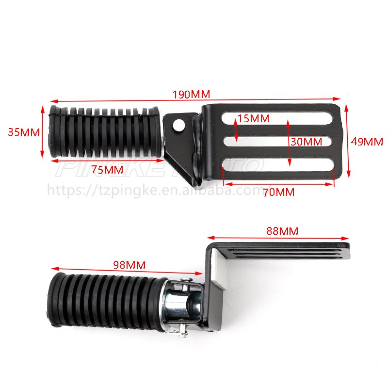 Scooter modification lengthened non-slip footrests motorcycle aluminum alloy footrests body decoration accessories