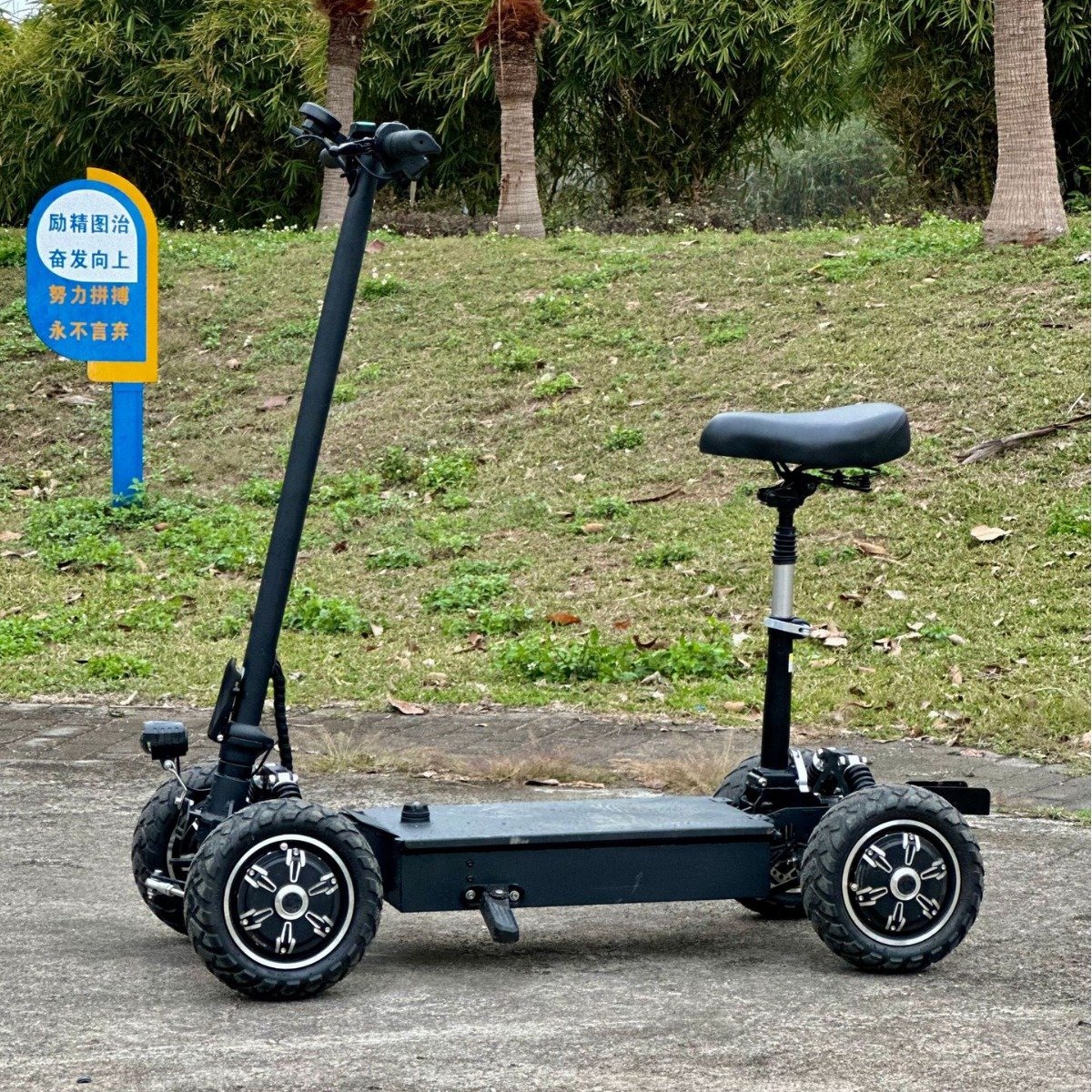 US/EU warehouse Dual Motor 4-Wheel Foldable Electric Scooter for Adults and Elderly with High Speed Mobility Wheelchair Scooter
