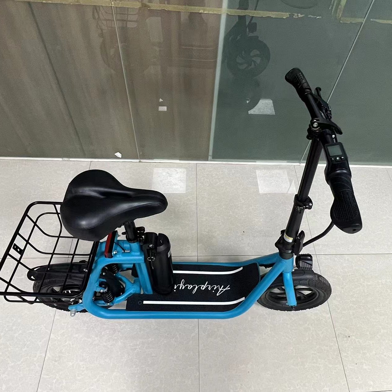 Wholesale 2023 City Electric Bike High Quality Foldable 350w Electric Scooter Folding Electric Bicycle With Removable Battery