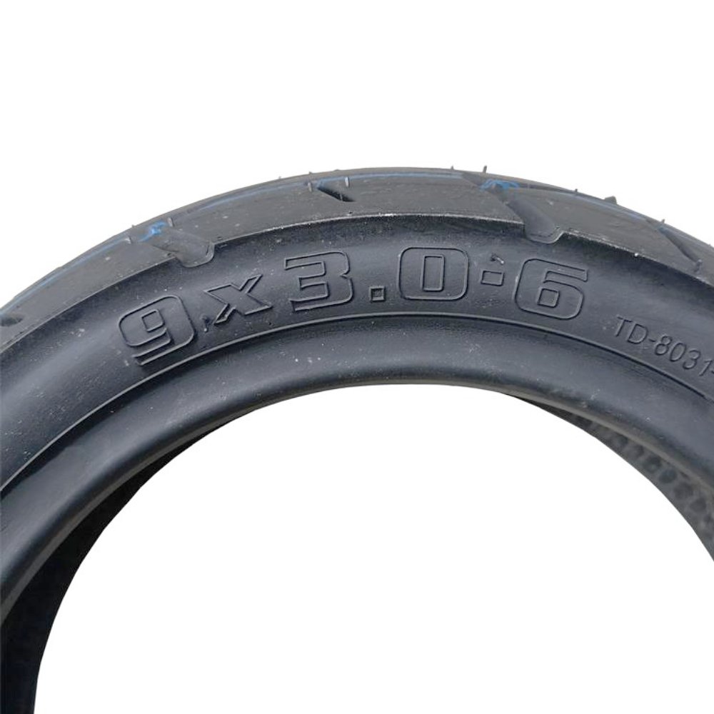 Tubeless Tyre 9x3.0-6 Tire with Rim for Electric Scooter Mini Motorcycle
