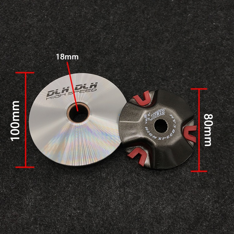Racing Motorcycle parts Scooter Variator Kit With Roller Weights Drive Face Pulley For gy6 125 accessories