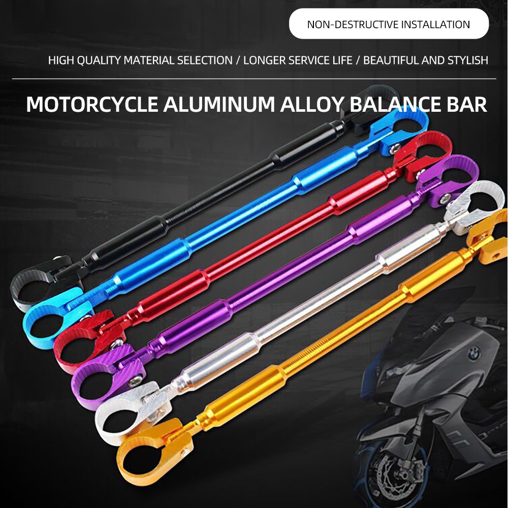 Motorcycle Accessories Aluminum Alloy Cross Strengthen Lever Stabilizer Bar Motorbike Multicolor Handle Balance Bar