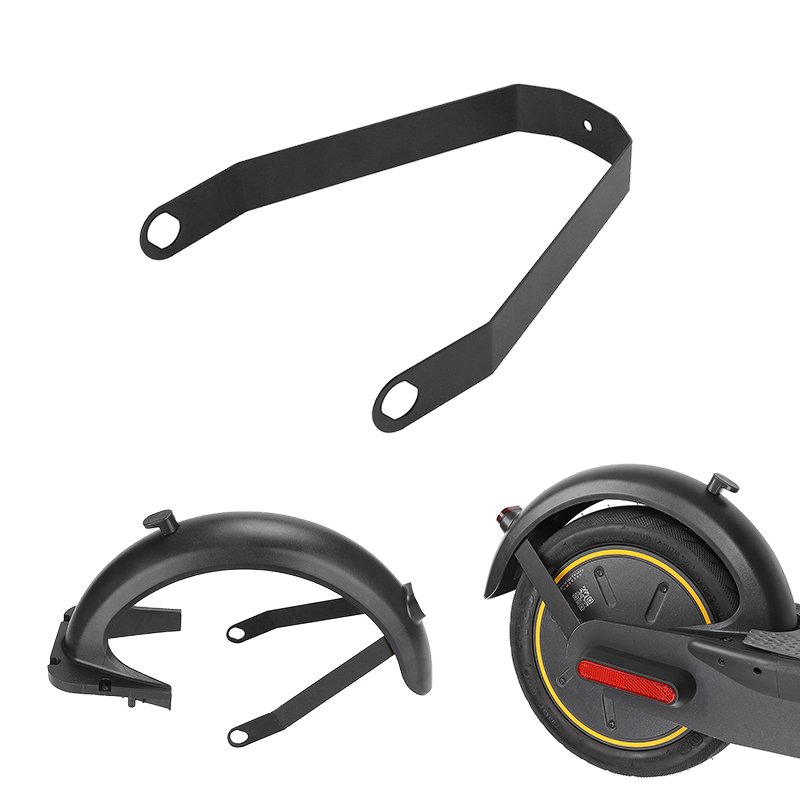 Electric Scooter Rear Fender With Taillight Metal Bracket and Adapter For Max G30 Scooter Replacement Parts Rear Mudguard Kit