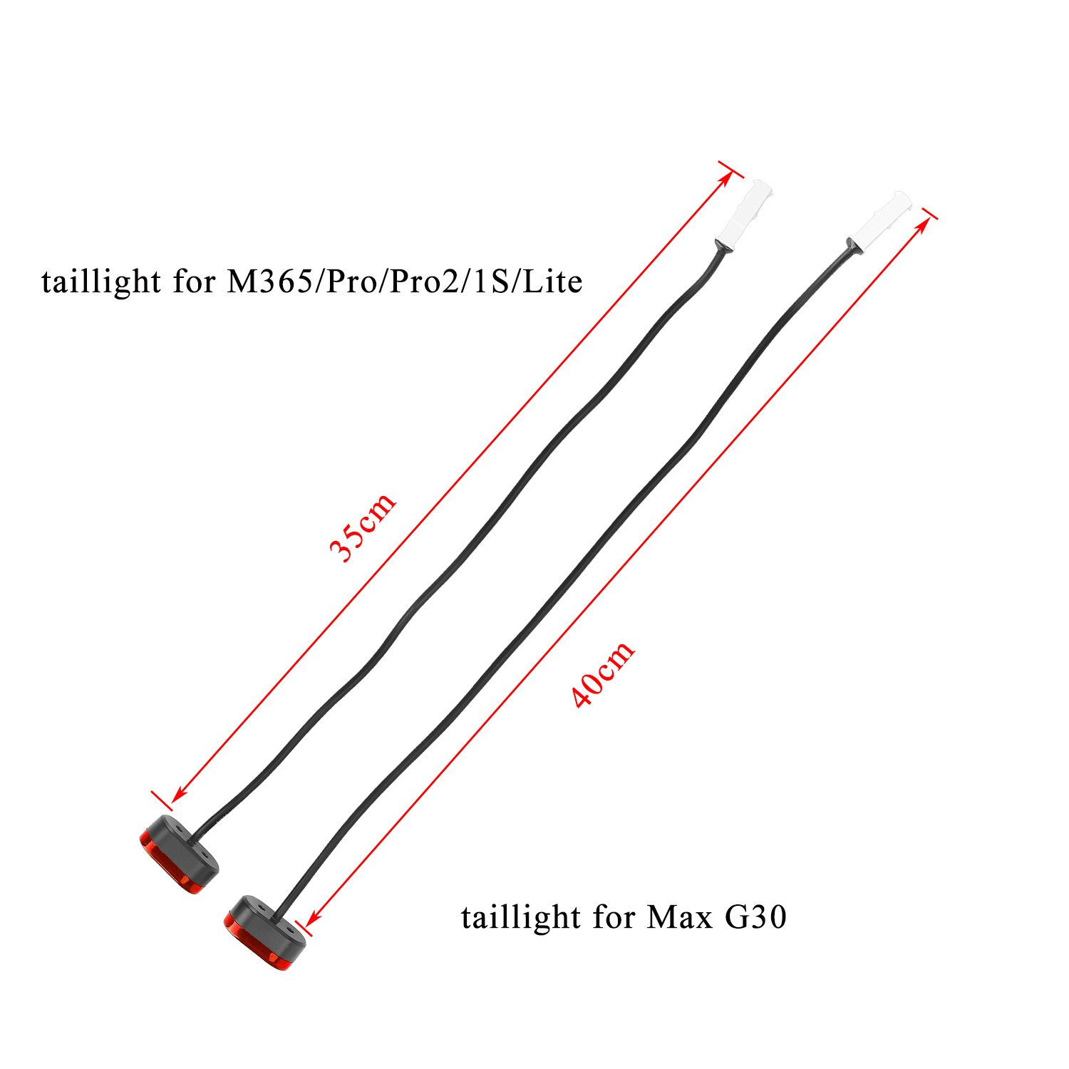 Electric Scooter Rear Fender With Taillight Metal Bracket and Adapter For Max G30 Scooter Replacement Parts Rear Mudguard Kit