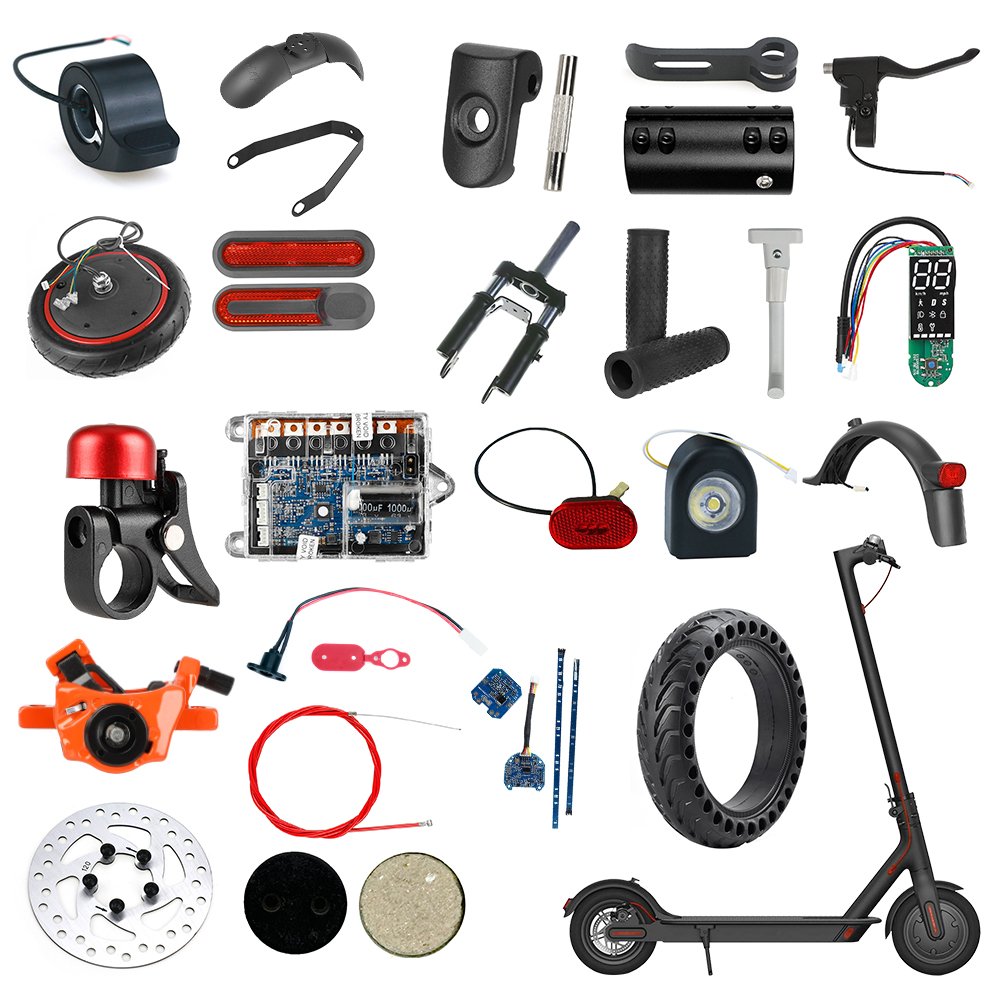 Electric Scooter Rear Fender With Taillight Metal Bracket and Adapter For Max G30 Scooter Replacement Parts Rear Mudguard Kit