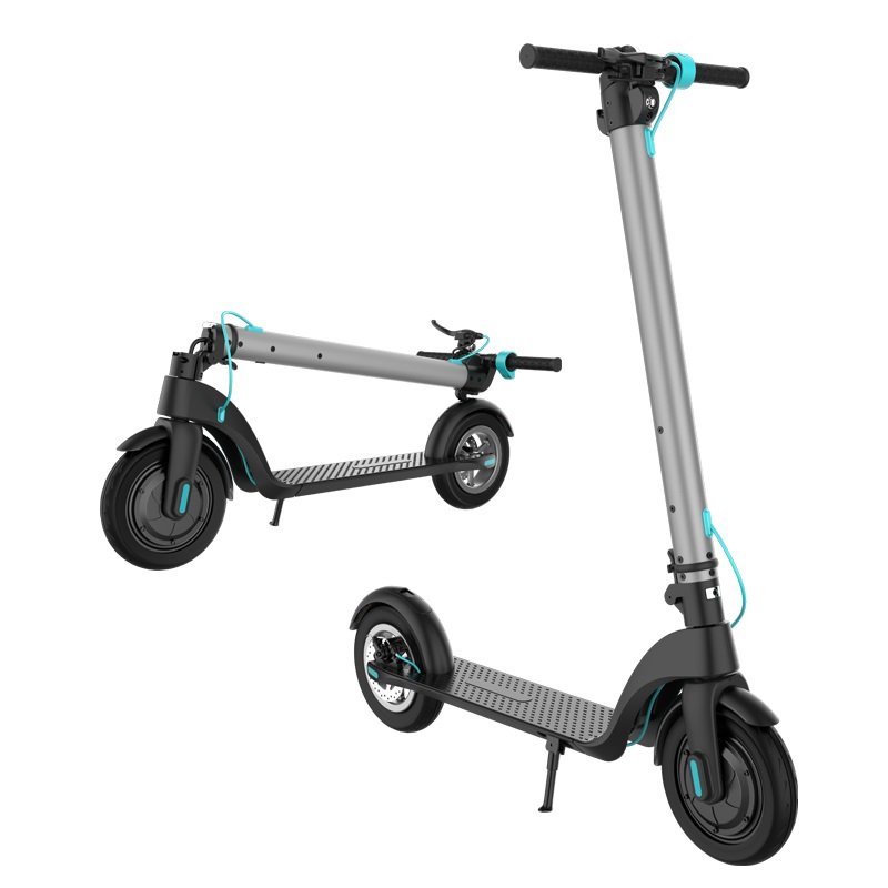 Factory Supply 36V 10AH battery 10 inch air tire disc brake adult folding electric scooter