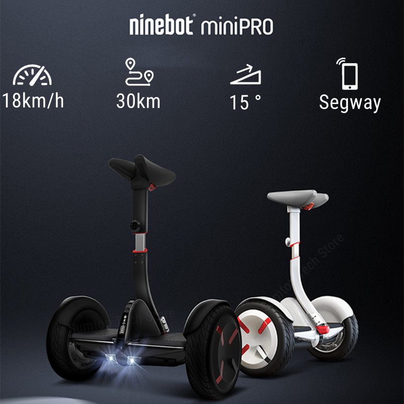 EU STOCK Ninebot by Segway Mini Pro Smart Two Wheel Self-Balancing Electric Scooter 18km/h Speed 30km Range Compatible Gokart