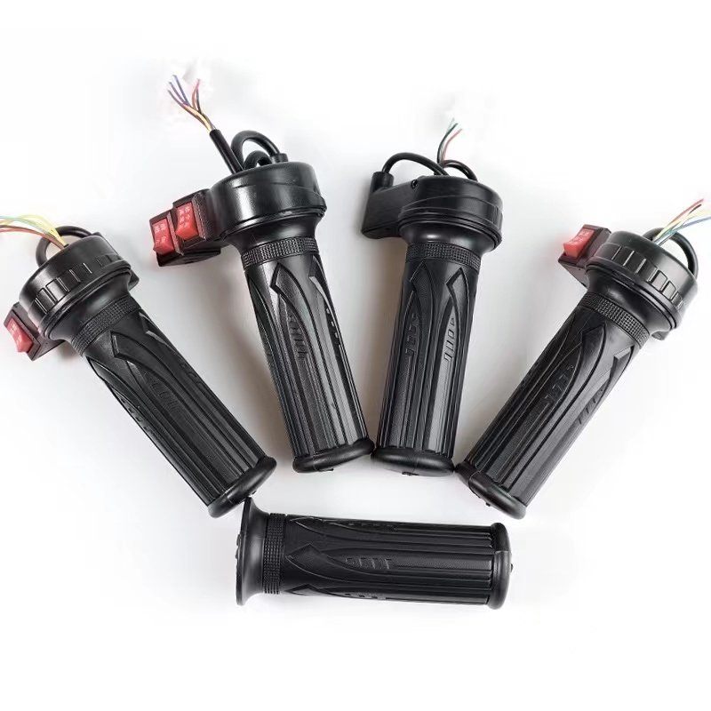 Customized electric bike scooter motorcycle throttle 24v 36v 48v twist throttle accelerator with 3 model speed and F R switch