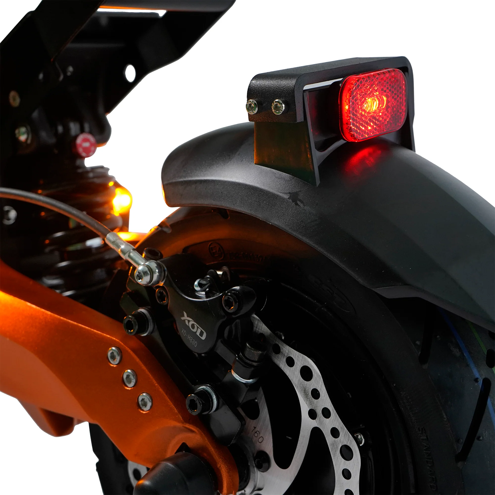 Off-roading electric scooter Tevrun blade GT+ with 3inch colour TFT display NFC keylock