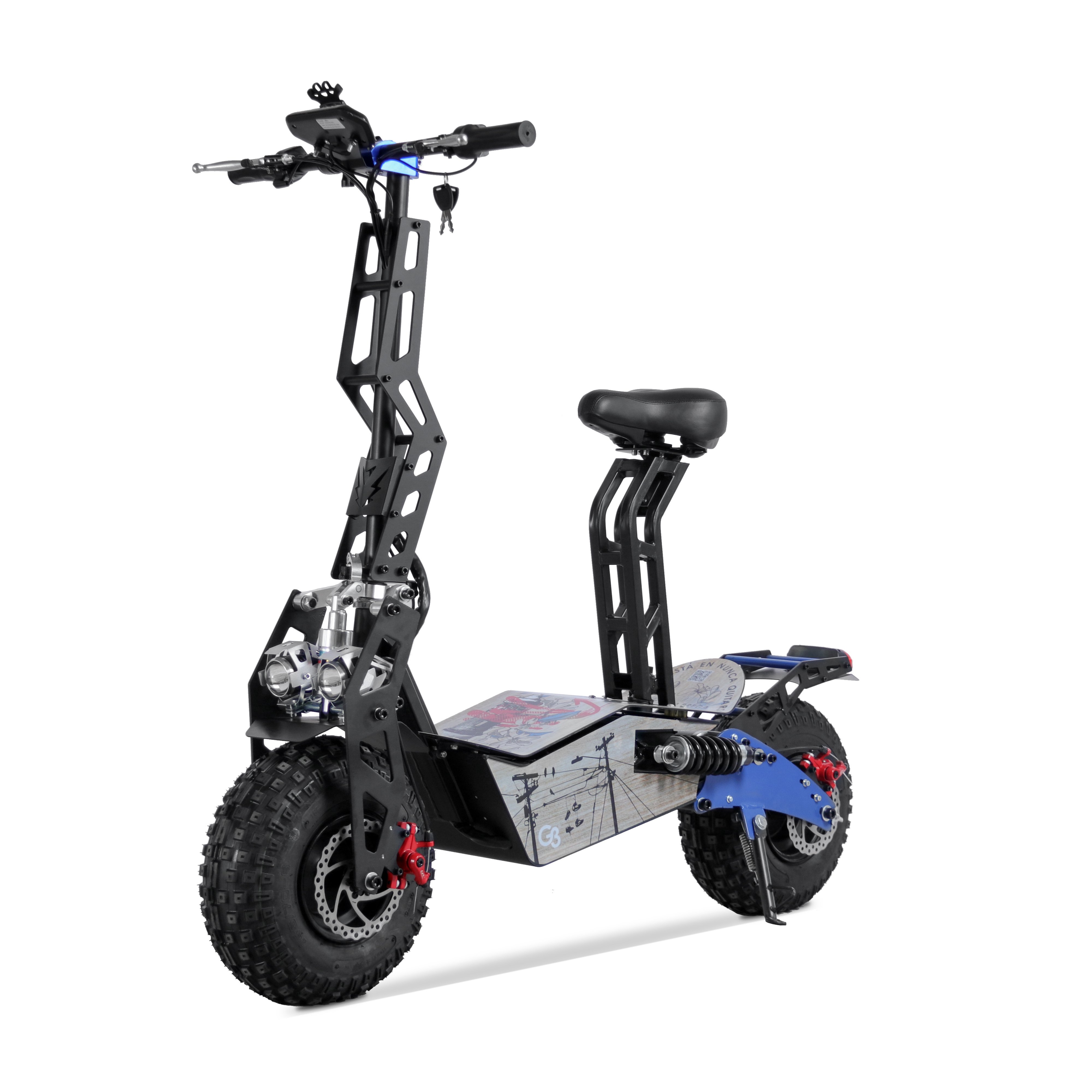 Electric Powered 48V 12AH Lead Acid Battery e Scooter 12inch 35km/h-45km/h 1000W Motor Electric Scooters