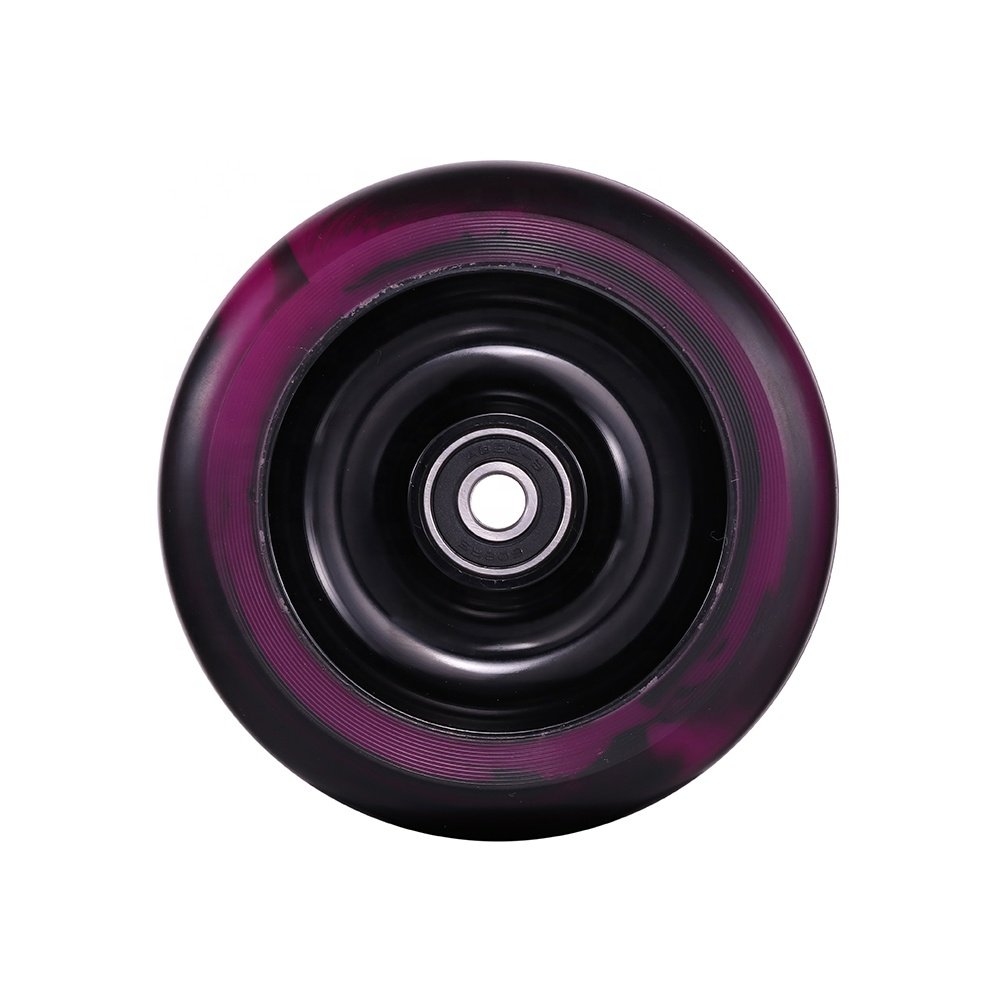 Huoli Hot Selling Wholesale Pro Stunt Scooter Wheels Wear Resistant PU 88A 110mm 120mm Wheels with Abec-9 Bearing for Sales