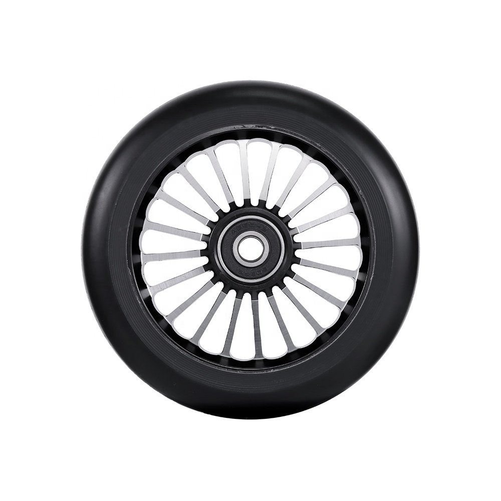 Huoli Hot Selling Wholesale Pro Stunt Scooter Wheels Wear Resistant PU 88A 110mm 120mm Wheels with Abec-9 Bearing for Sales