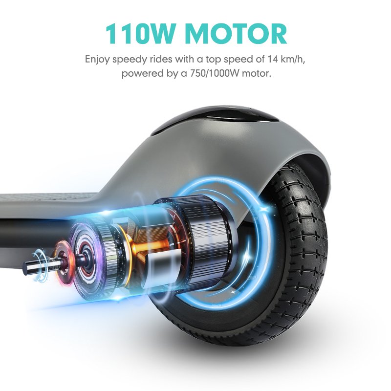 MK029 EU US Warehouse Christmas Gift 110W 6.5 Inch 5-8Km Range Scooter 2 Wheel Foot Kids Kick Electric Scooter Kids' Scooters