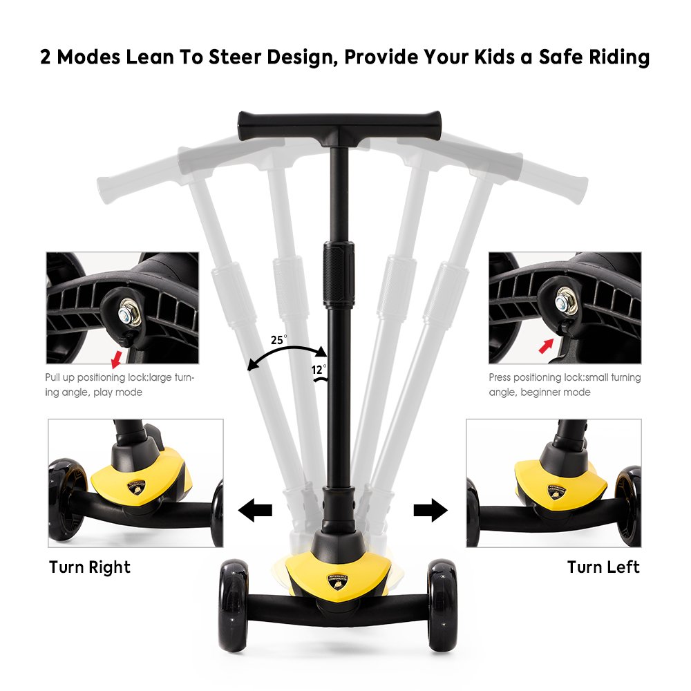 Wholesale Custom Plastic Body Parts Frame Kick Scooter Flashing 3 Wheels Adjustable Height Children Foot Kick Scooter