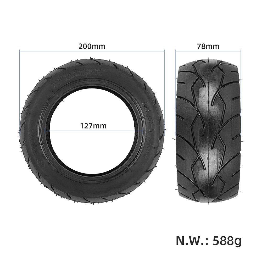 Superbsail new Mantis 8 Tire Vacuum Tire Wheel Spare Parts Accessories Electric Scooter 1600W Mantis 8 Mini 8x3.00-5 Tyre