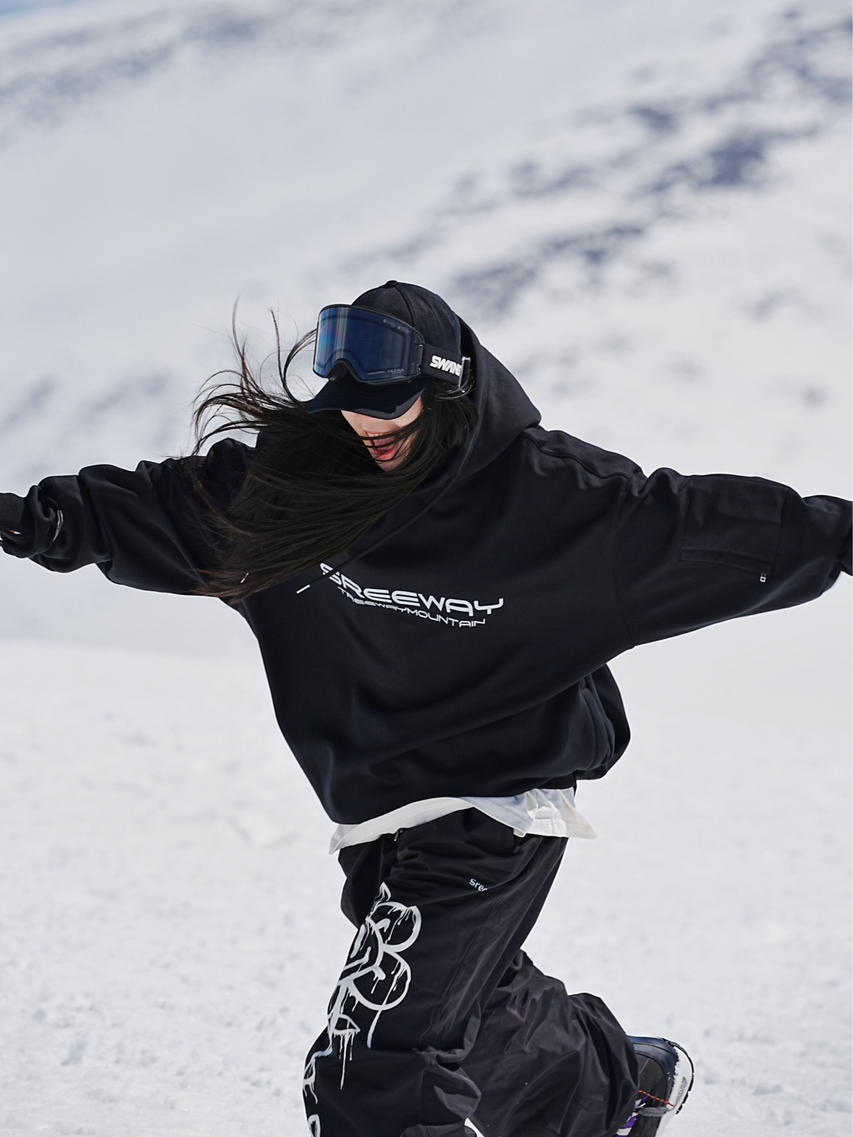 Sreeway Tree Road Ski Sanctuary American, loose, windproof, warm and waterproof