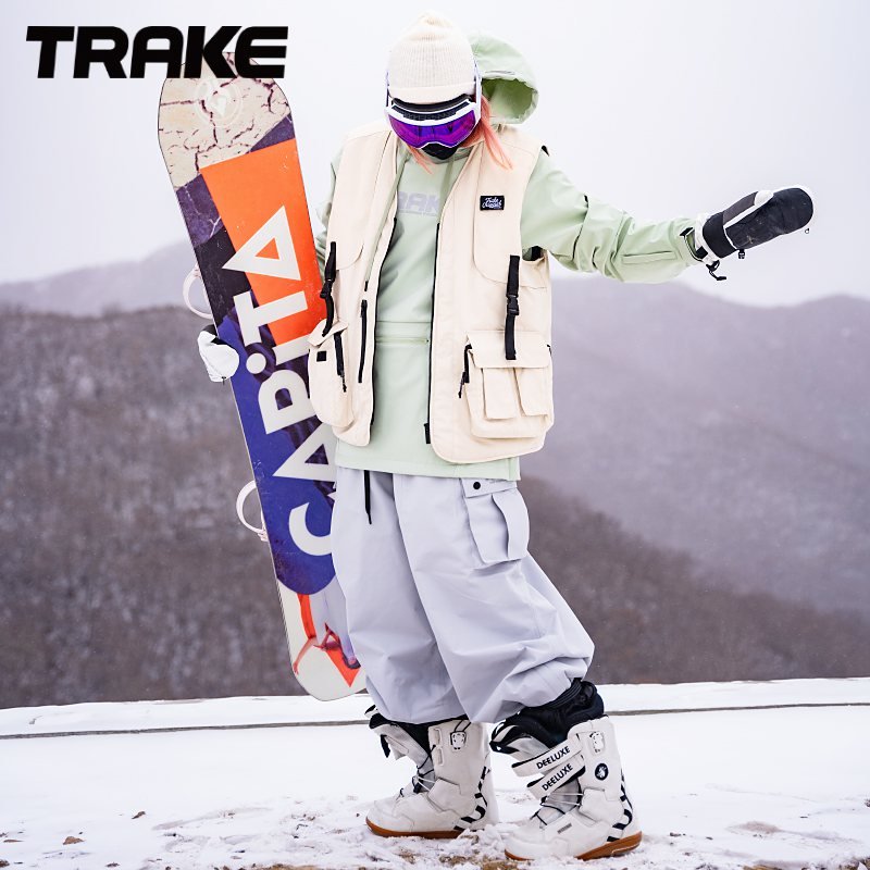 Black Chessboard Single-Skids Girl Winter Easy-Hick-Hick-Hick-Hick-Hock Specialized Outdoor Warming and Warming Feet