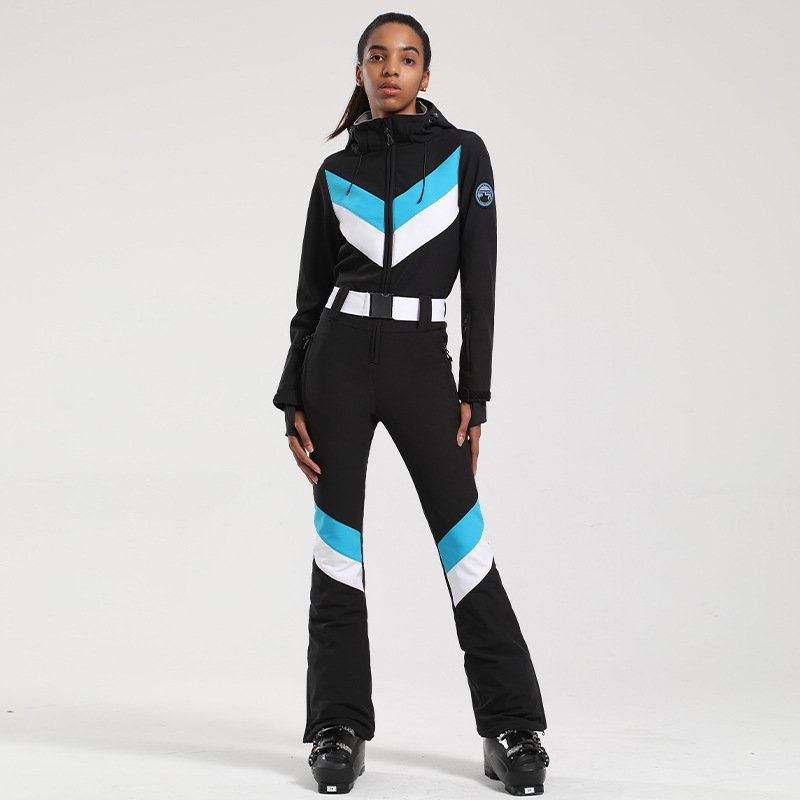 GsouSnow's new double-skinned, waterproof, thicker, old-fashioned, American ski suit