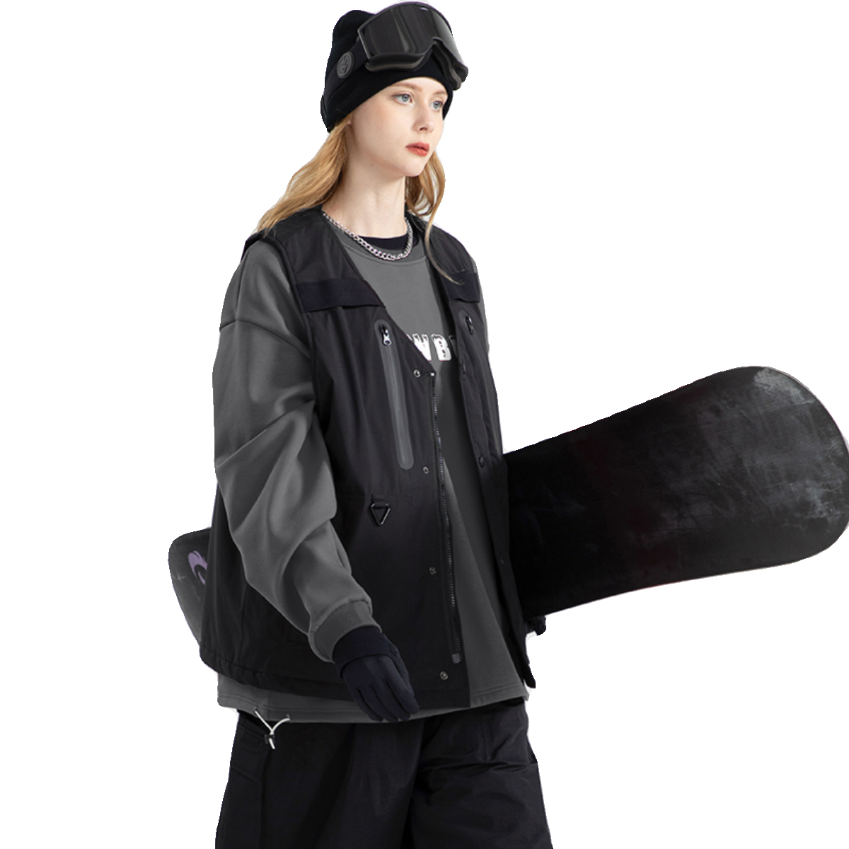 Waterproof ski suit, 2024 new winter men ' s and women ' s professional slabs with a thicker fund to keep their ski shirt warm