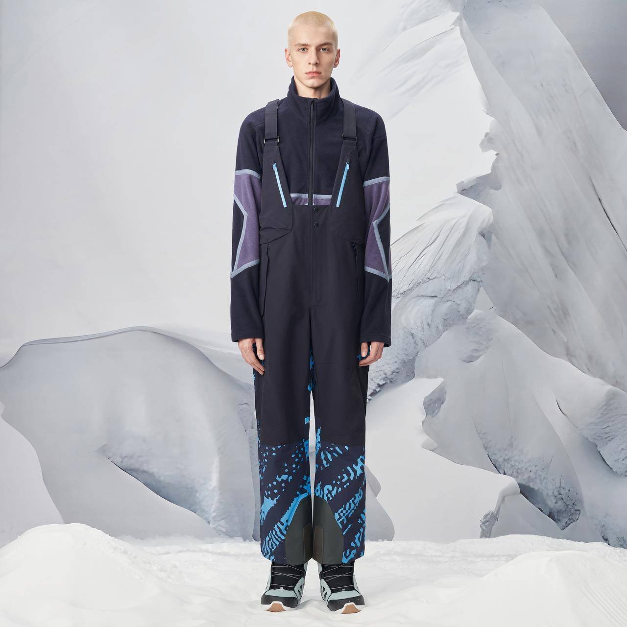 Disant dessente x KAZUKI joint male and female 3L water-resistant snowboarding pairs