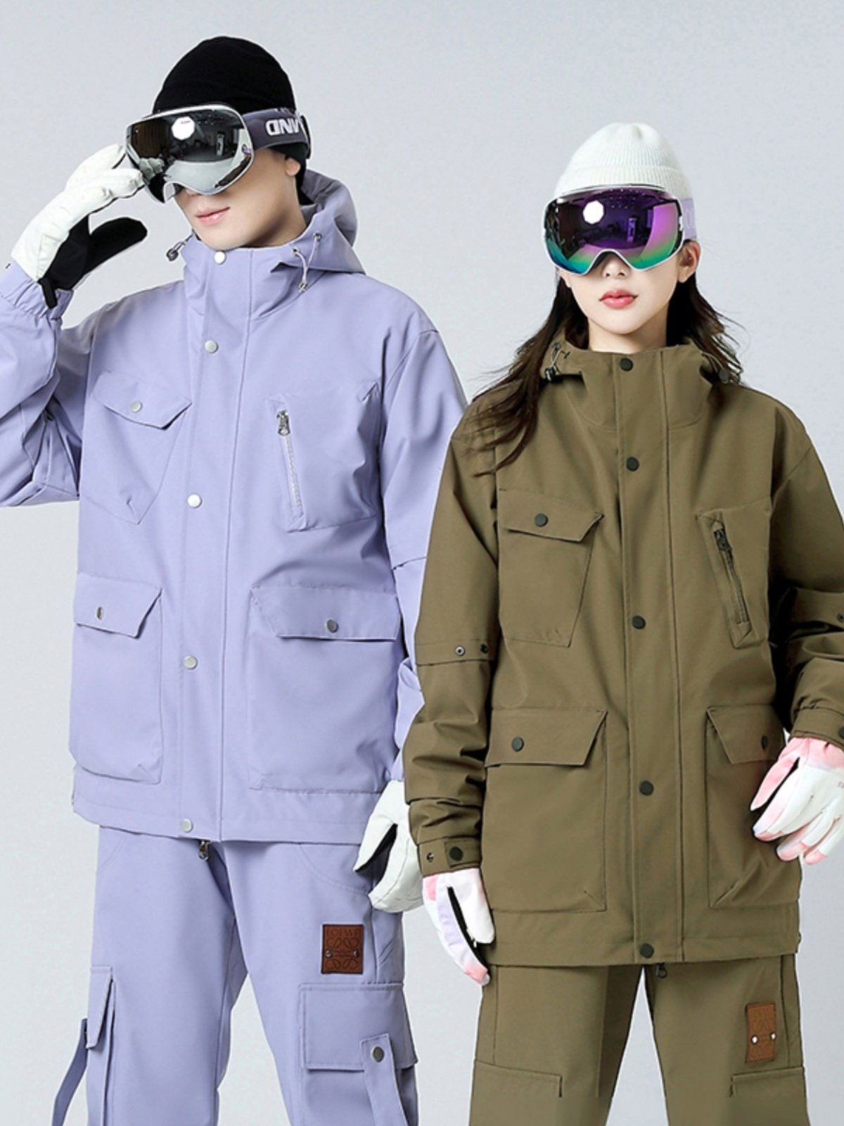 Italian skiing suit, winter and winter winter
