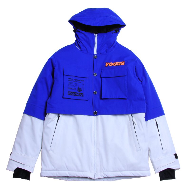 HIGH-END 2122 KOREAN FOGUS SKIS, MEN AND WOMEN WITH THICK SKIS ON THEIR SHIRTS, WINTER WATERPROOFING SHEETS