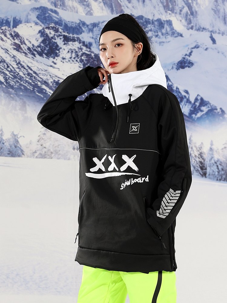 XXXsnow single-board ski hoodie, waterproof shirt, and ski suit for a couple of skating suits