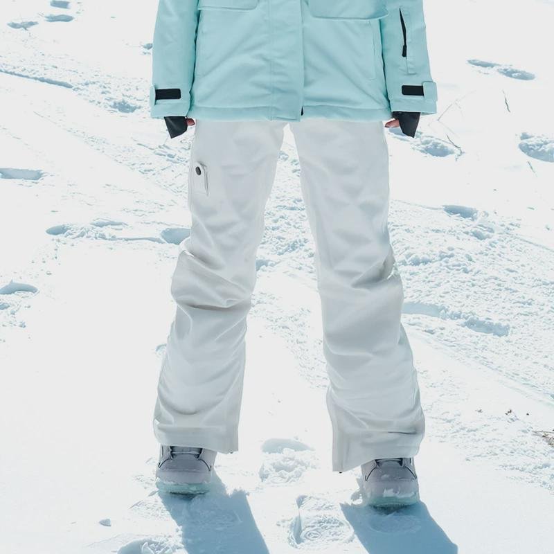 New skating suit for both men and women, a single-skinned wind-proof and water-preserve combination of cotton and snowpants with thick ski pants