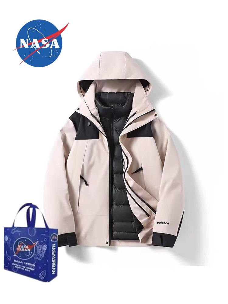 NASA'S ASSAULT SUIT, MALE AND FEMALE VELVET, TRIPLES TO REMOVE THE WIND AND WATER-PROOF NEW 2023 TO CUSTOMIZE THE JACKET