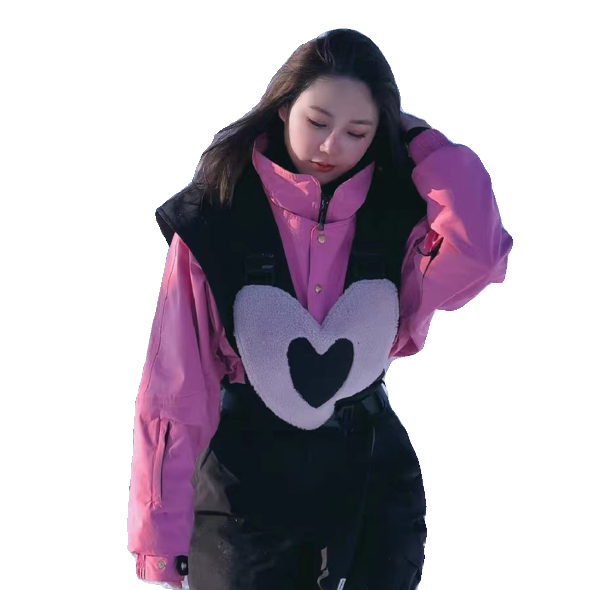 THE LONG WHITE MOUNTAIN SKI SUIT IS A LEASE, AND THE SKI SUIT'S HIGH-SENSITIVITY LITTLE DRESS IS DOWNGRADED BY BC34