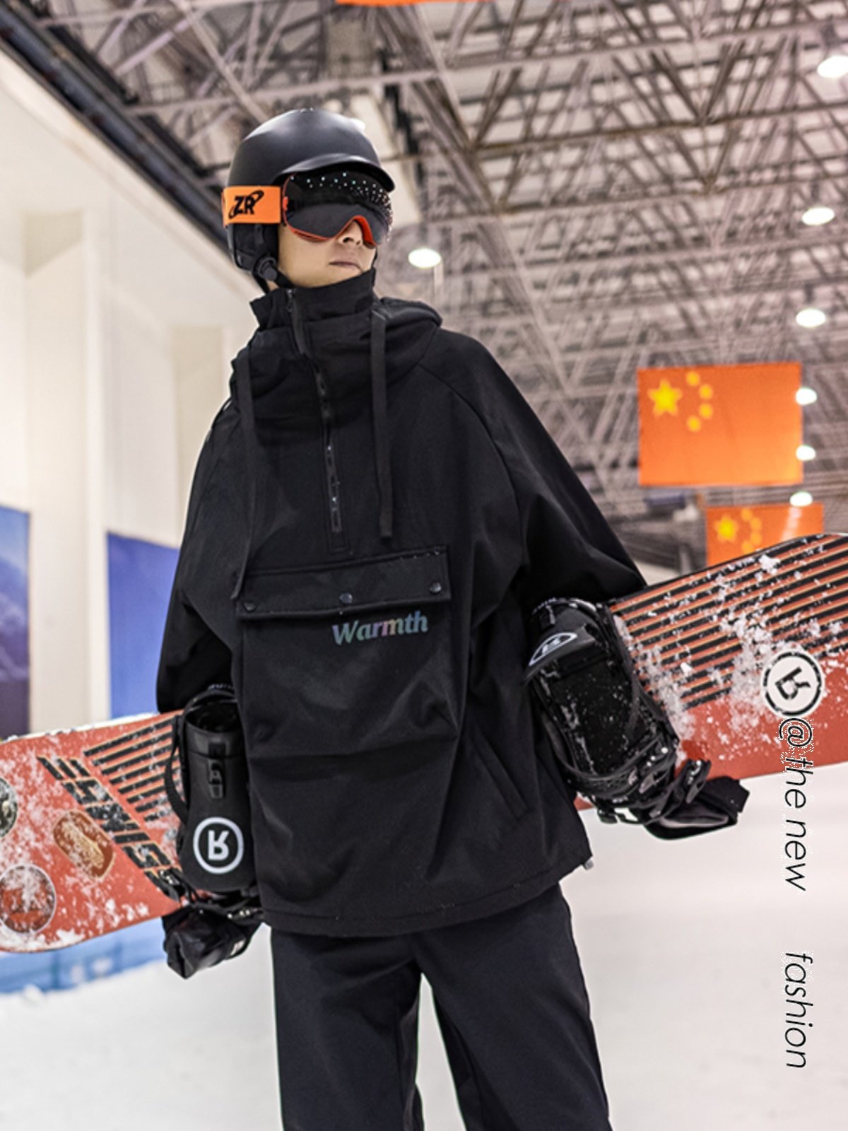 Italian ski suit, male and female, cold-skinned professional ski equipment warm and velvet