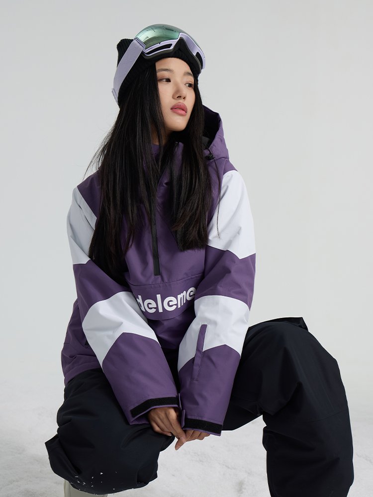 Specialized ski clothes for women, double-skinned, wind and waterproof, and thick ski pants for north-east tourism equipment