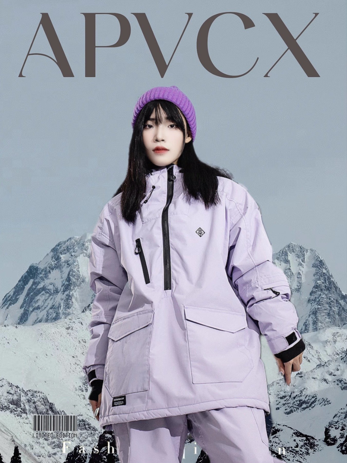 2024 waterproof and snow-ski coats with cotton coats and two panels with thick snow suits