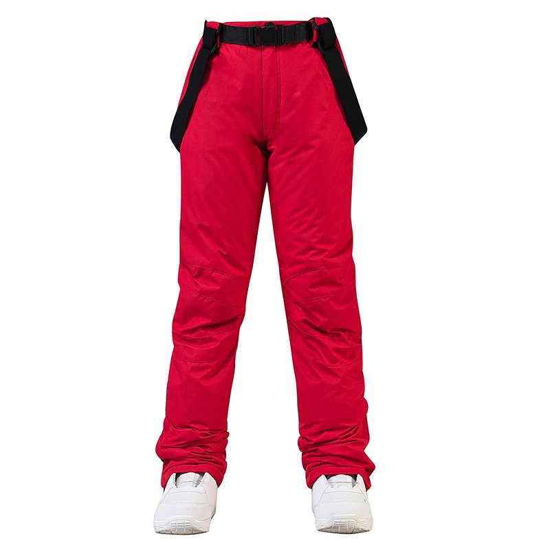 New skating pants for men and women with ski pants on their backs