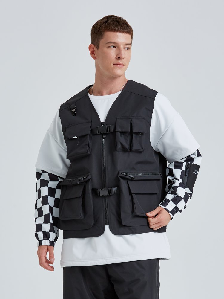 2023 new skating horse armor, water-resistant, double-skinned ski suit coats outside the coat