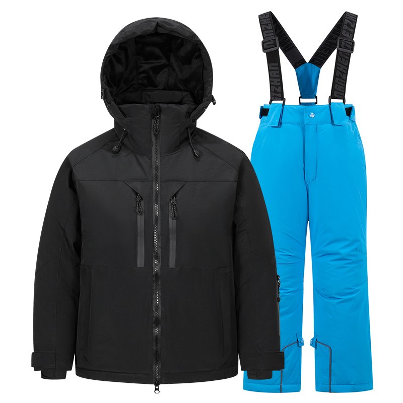 A new 2024 child ski suit with a heavy waterproof and windproof male and female professional ski pants