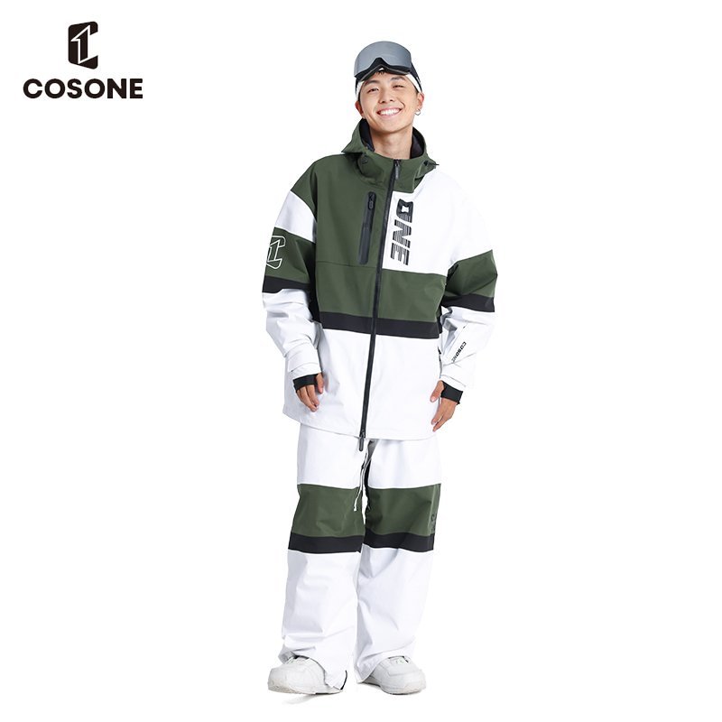 A NEW COSONE23 SKI SUIT FOR BOTH MEN AND WOMEN, WINDPROOF AND WARM SKIS, AND A WINTER SKI SUIT FOR COUPLES