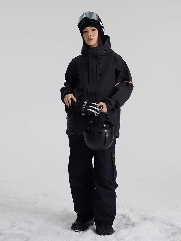 Cold-element ski suit, men and women, warm and thick, snowpants, one-board, two-board outdoor skiing equipment