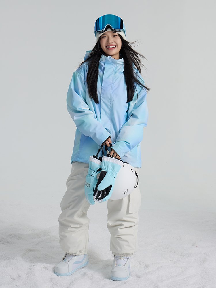 Coldlement's 2024 new ski suit, a two-board, two-board saloon stub