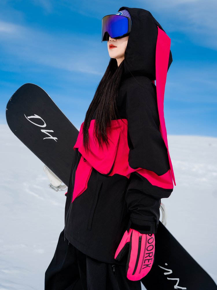 DOOREK, FRENCH RETRO-MAGIC GIRL WITH A SKATING SUIT FOR AN OUTDOOR WATERPROOF, COSY AND COSY