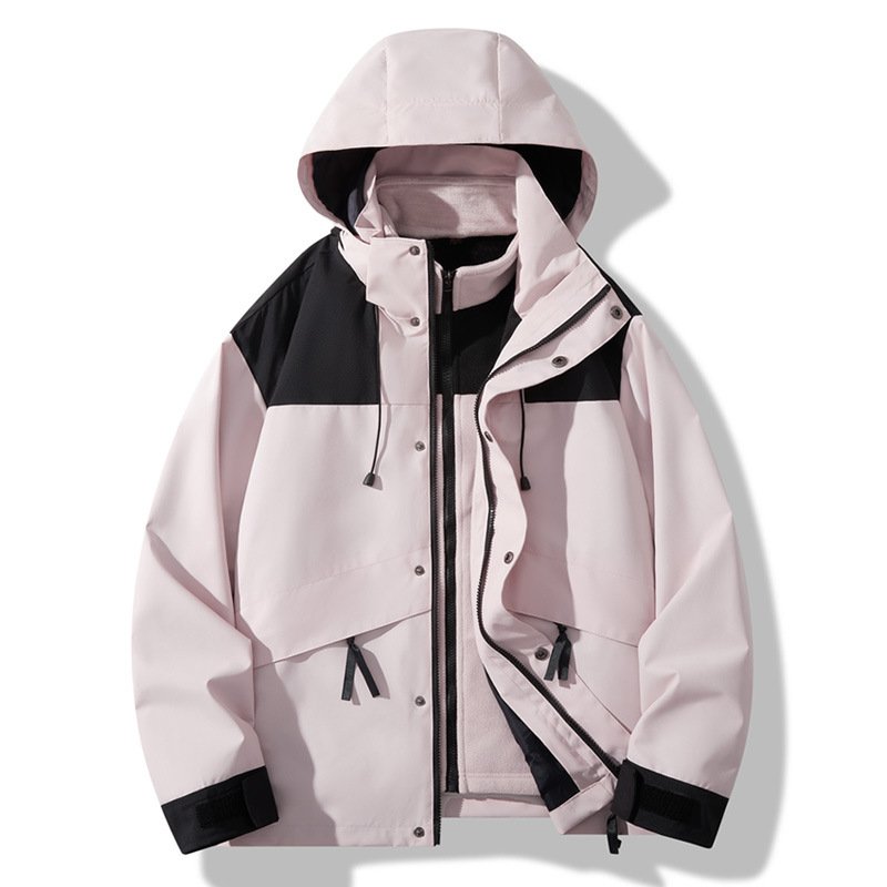 Li Ning's co-opt 2024 men with a three-and-a-one-scrambling suit can take off the autumn and winter ski suit women's windproof and waterproof jacket