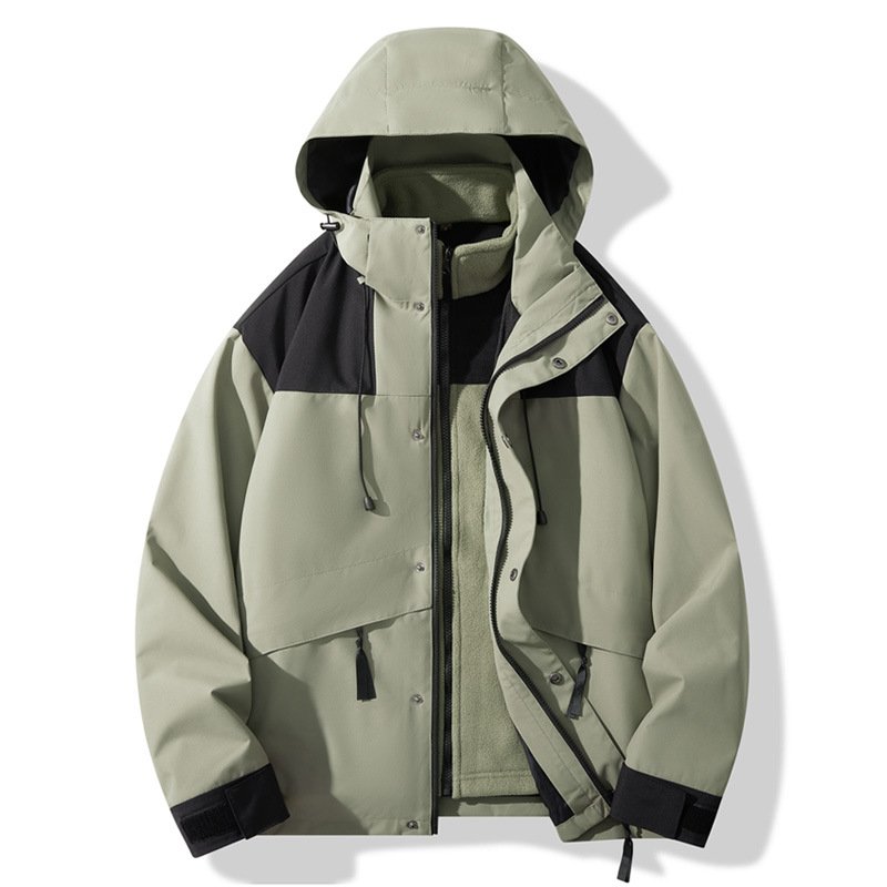 Li Ning's co-opt 2024 men with a three-and-a-one-scrambling suit can take off the autumn and winter ski suit women's windproof and waterproof jacket