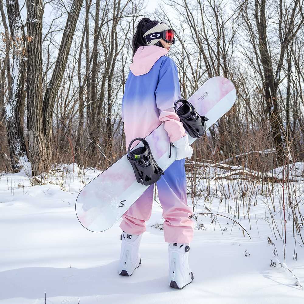 YFKF NEW SKI SUIT, DOUBLE-SKINNED, WIND-PROOF AND WATER-SKIP-PANTS SUIT, WARM BY GRINDING